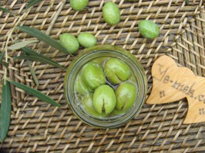 Ev Yapımı Kırma Taze Yeşil Zeytin