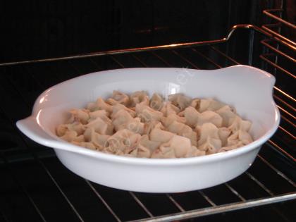 Fırında Bohça Mantısı