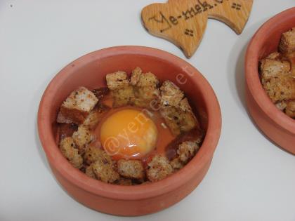 Fırında Kıtır Ekmekli Yumurta