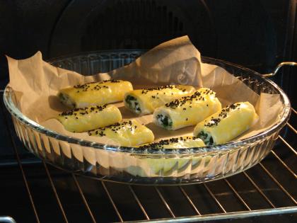 Ispanaklı Rulo Börek