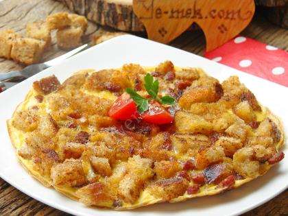 Kıtır Ekmekli Omlet