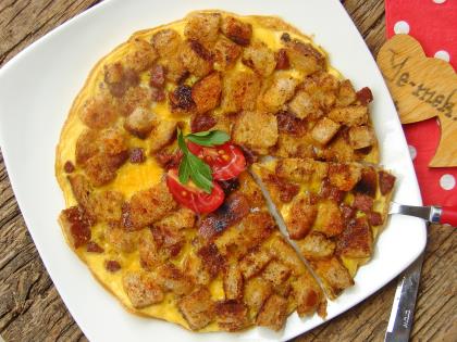 Kıtır Ekmekli Omlet