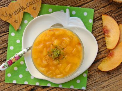 Şeftali Soslu Muhallebi