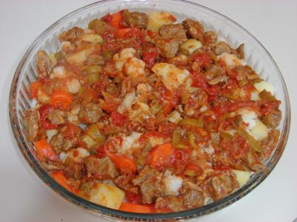 Fırında Etli Karnabahar Yemeği