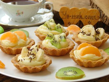 Kremalı Meyveli Tartolet