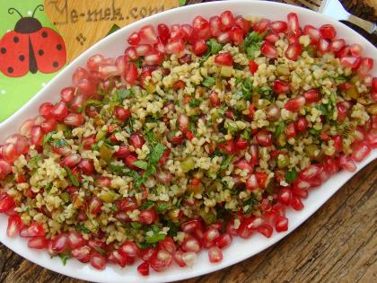Narlı Bulgurlu Tabule Salatası