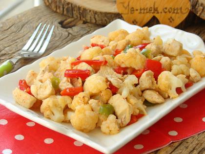 Tavuklu Karnabahar Sote