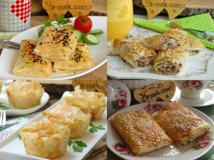 Baklavalık Yufka İle Bir Çırpıda Yapabileceğiniz 5 Pratik Börek Tarifi