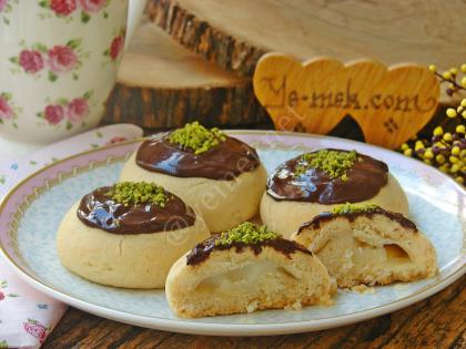 İçi Muhallebi Dolgulu Kurabiye