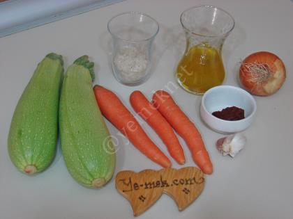 Zeytinyağlı Havuçlu Kabak Yemeği