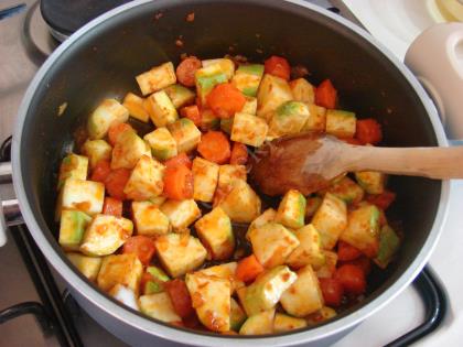 Zeytinyağlı Havuçlu Kabak Yemeği