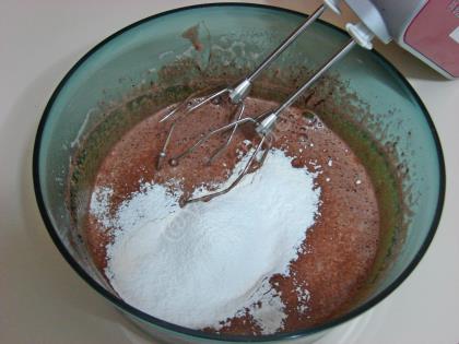 Ebruli Çikolatalı Pasta