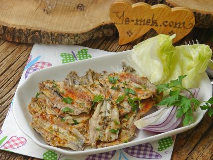 Fırında Kılçıksız Hamsi