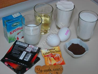 Ganajlı Çikolatalı Tart Kek