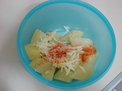 Fırında Kremalı Patates Püreli Köfte