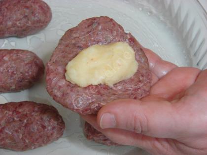Fırında Kremalı Patates Püreli Köfte