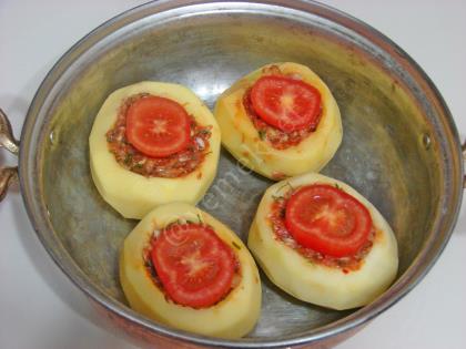 Kıymalı Patates Dolması