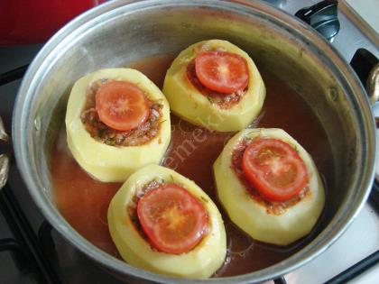 Kıymalı Patates Dolması