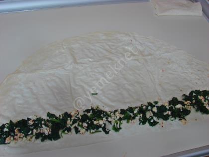 Tavada Ispanaklı Kol Böreği