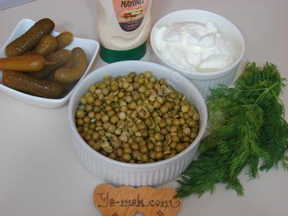 Yoğurtlu Bezelye Salatası