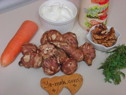 Yoğurtlu Yer Elması Salatası