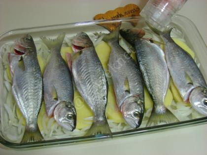 Fırında Patatesli Çinekop Buğulama