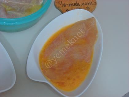 Fırında Tavuk Şinitzel