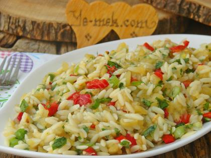 Arpa Şehriyeli Patlıcan Salatası