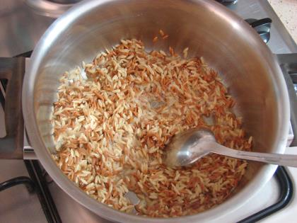 İki Renkli Arpa Şehriye Pilavı