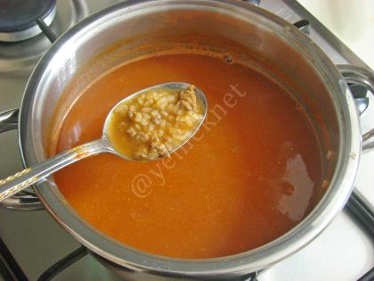 Kıymalı Bulgur Çorbası