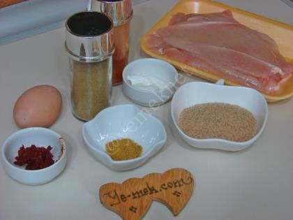 Tavada Galeta Unlu Tavuk Kızartması