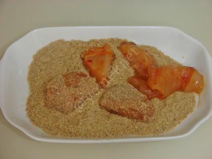 Tavada Galeta Unlu Tavuk Kızartması