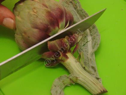 Yapraklı Taze Enginar Dolması