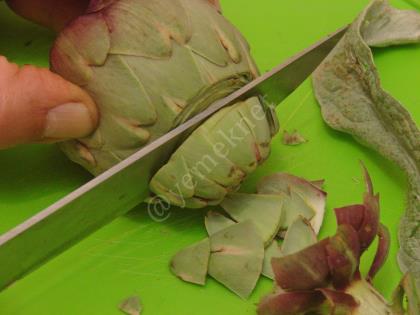 Yapraklı Taze Enginar Dolması