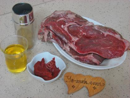 Fırında Salçalı Biftek