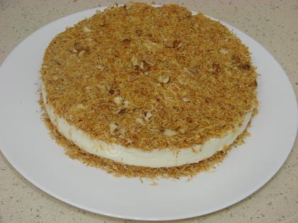 Muhallebili Kadayıf Pastası