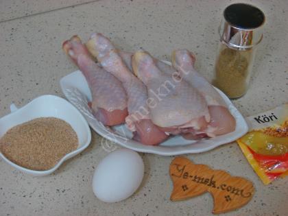 Galeta Unlu Tavuk But Kızartması