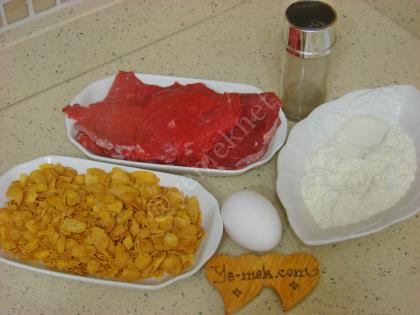 Mısır Gevrekli Et Şinitzel