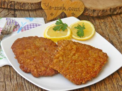 Mısır Gevrekli Et Şinitzel