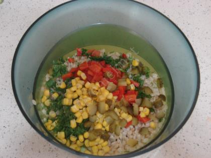 Yoğurtlu Buğday Salatası