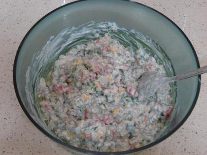 Yoğurtlu Buğday Salatası