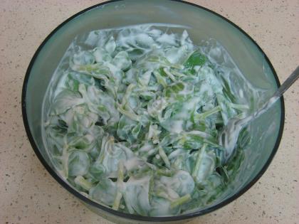 Yoğurtlu Semizotu Yatağında Bulgur Köftesi