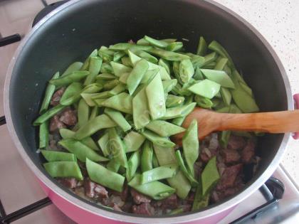 Etli Taze Fasulye Yemeği