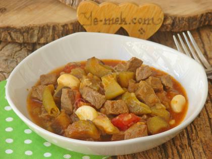 Tencerede Etli Patlıcan Yemeği