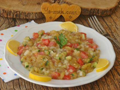 Soğanlı Patlıcan Salatası