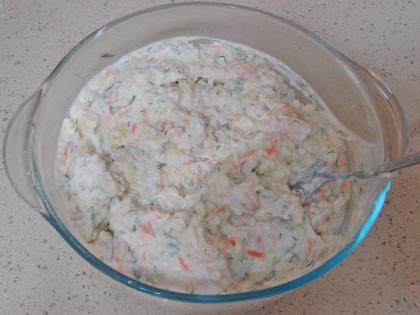 Yoğurtlu Sebze Salatası