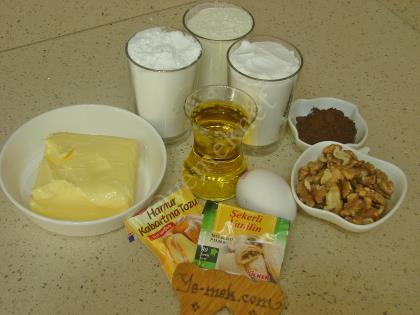 Cevizli Kakaolu Kurabiye