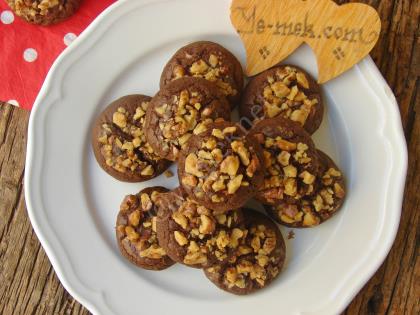 Cevizli Kakaolu Kurabiye