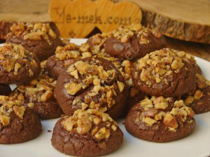 Cevizli Kakaolu Kurabiye