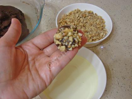 Cevizli Kakaolu Kurabiye